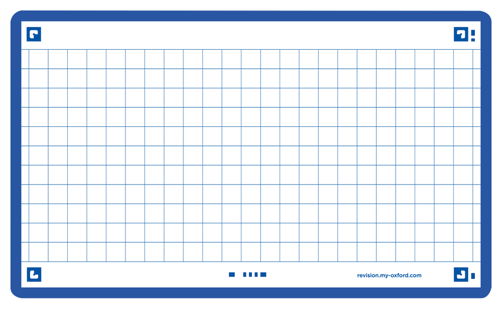 OXFORD FLASH 2.0 flashcards, squared with frame, 75mm x 125mm, pack of 80